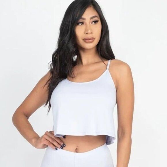 Capella New Set of Leggings & Cami Top - Oyster Gray - Picture 2 of 5